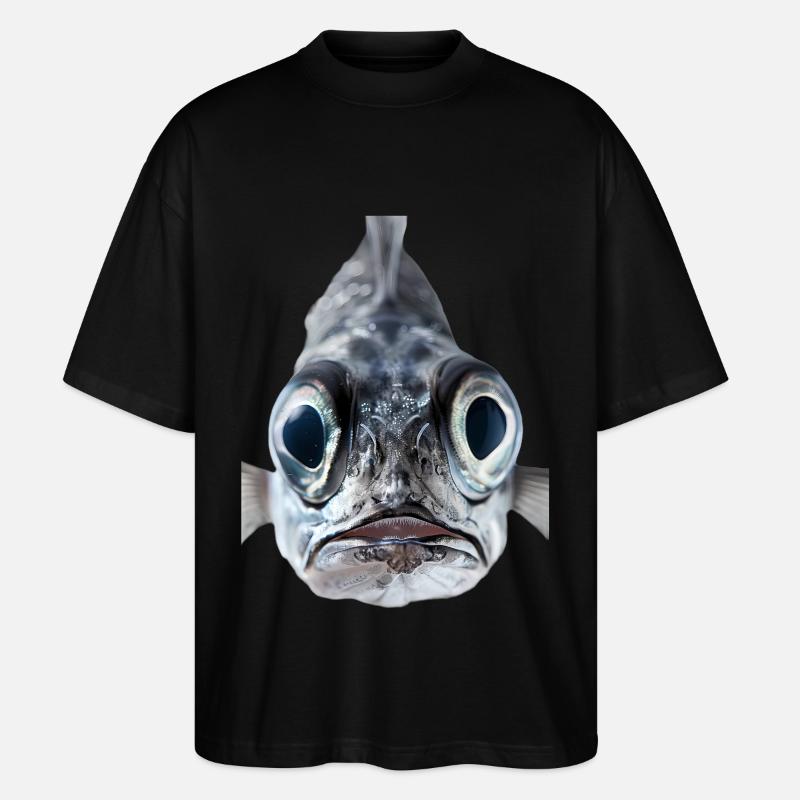 Barrakuda - Stanley/Stella Oversized Unisex Bio T-Shirt Blaster 2.0 - Schwarz