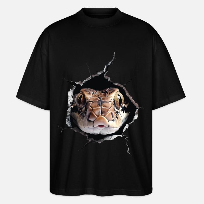 Serpent - T-shirt bio Blaster 2.0 coupe oversize Stanley/Stella Unisexe - noir