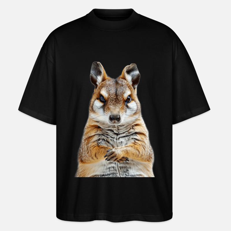 Tranquilizer Bomber - Stanley/Stella Oversized Unisex Organic T-shirt Blaster 2.0 - black