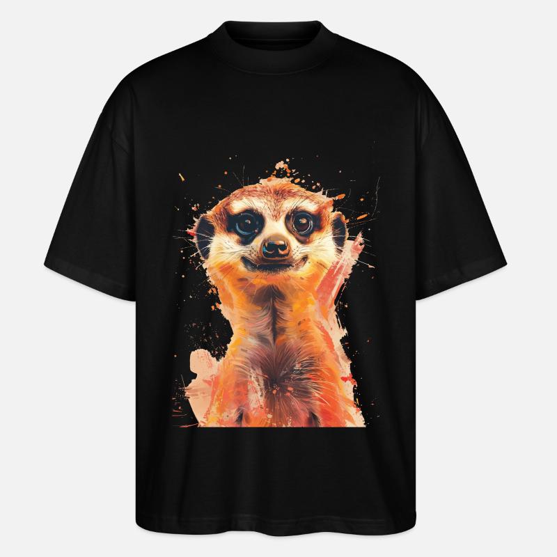 Suricate - T-shirt bio Blaster 2.0 coupe oversize Stanley/Stella Unisexe - noir