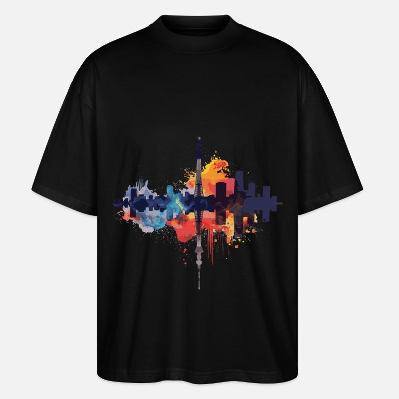 Kuki - Stanley/Stella Oversized Unisex Bio T-Shirt Blaster 2.0 - Schwarz
