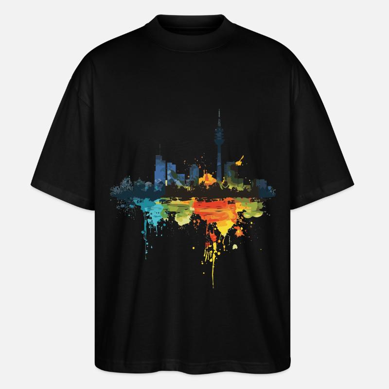Emmen - T-shirt bio Blaster 2.0 coupe oversize Stanley/Stella Unisexe - noir