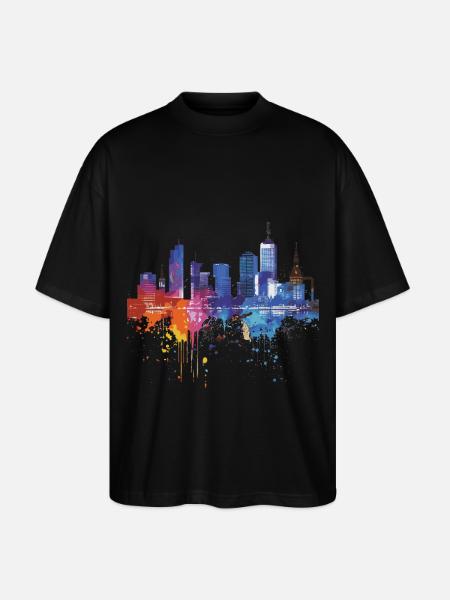 Frise-Sud-Ouest - T-shirt bio Blaster 2.0 coupe oversize Stanley/Stella Unisexe - noir