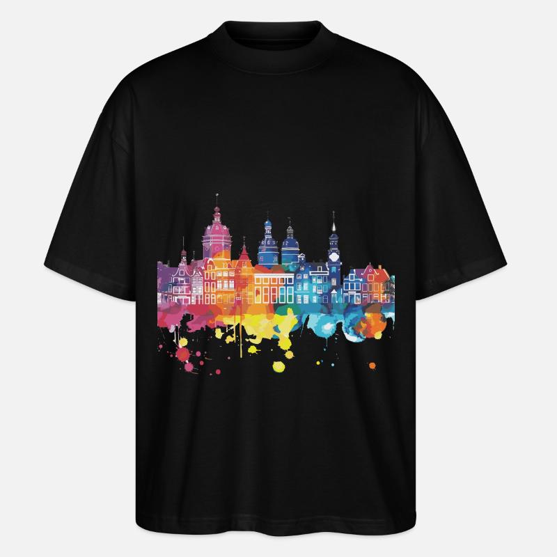 Zeist - T-shirt bio Blaster 2.0 coupe oversize Stanley/Stella Unisexe - noir