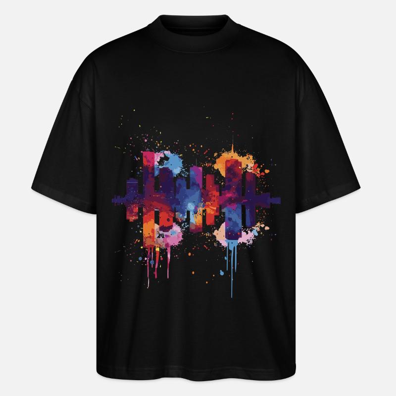 Zoetermeer - T-shirt bio Blaster 2.0 coupe oversize Stanley/Stella Unisexe - noir