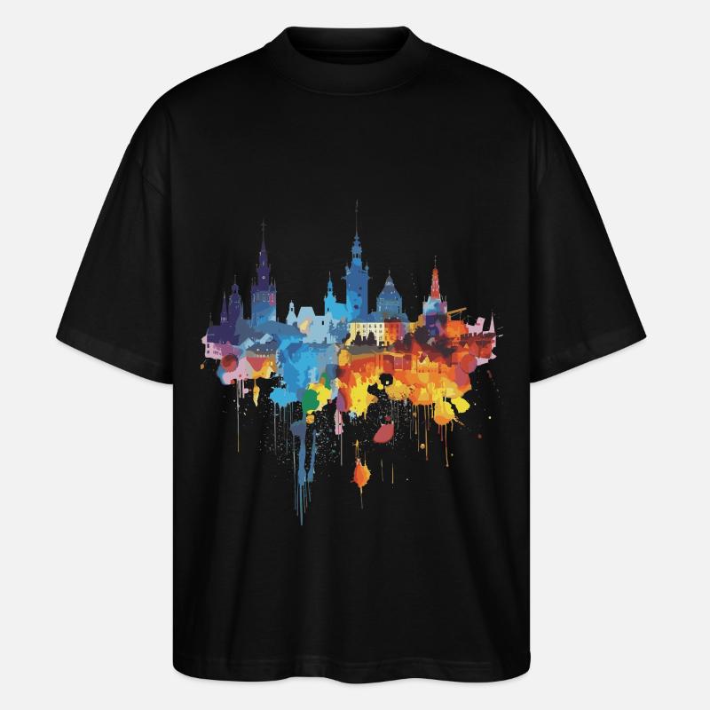 Bielsko-Biała - T-shirt bio Blaster 2.0 coupe oversize Stanley/Stella Unisexe - noir