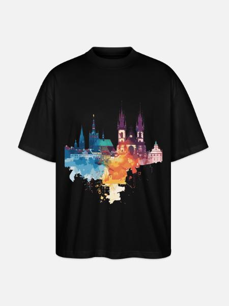 Elk - Stanley/Stella Oversized Unisex Organic T-shirt Blaster 2.0 - black