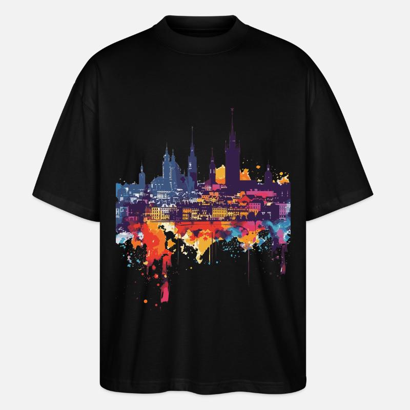 Graudenz - Stanley/Stella Oversized Unisex Bio T-Shirt Blaster 2.0 - Schwarz