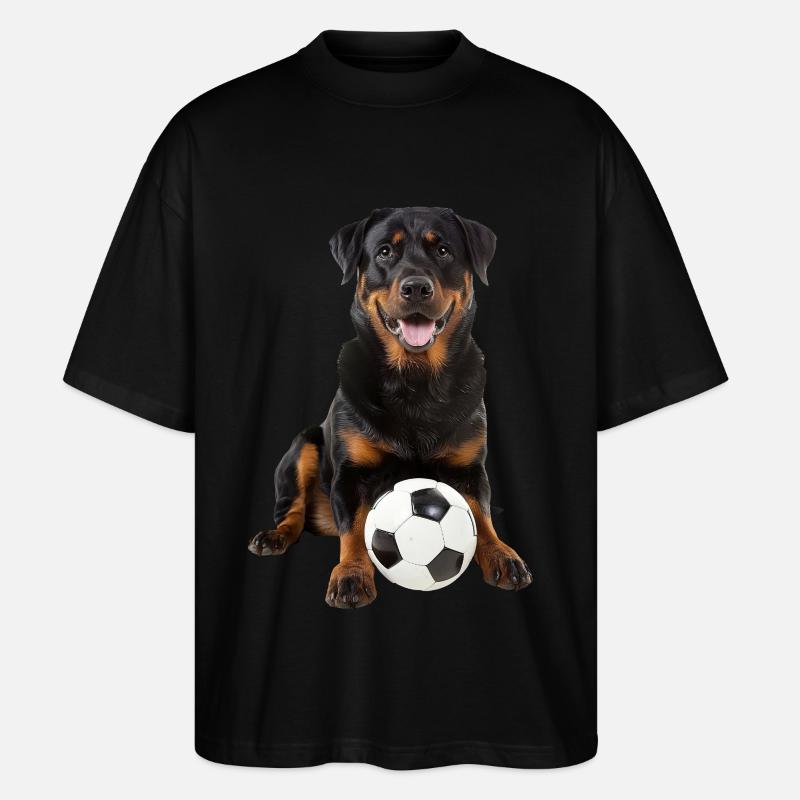 Rottweiler - Stanley/Stella Oversized Unisex Bio T-Shirt Blaster 2.0 - Schwarz