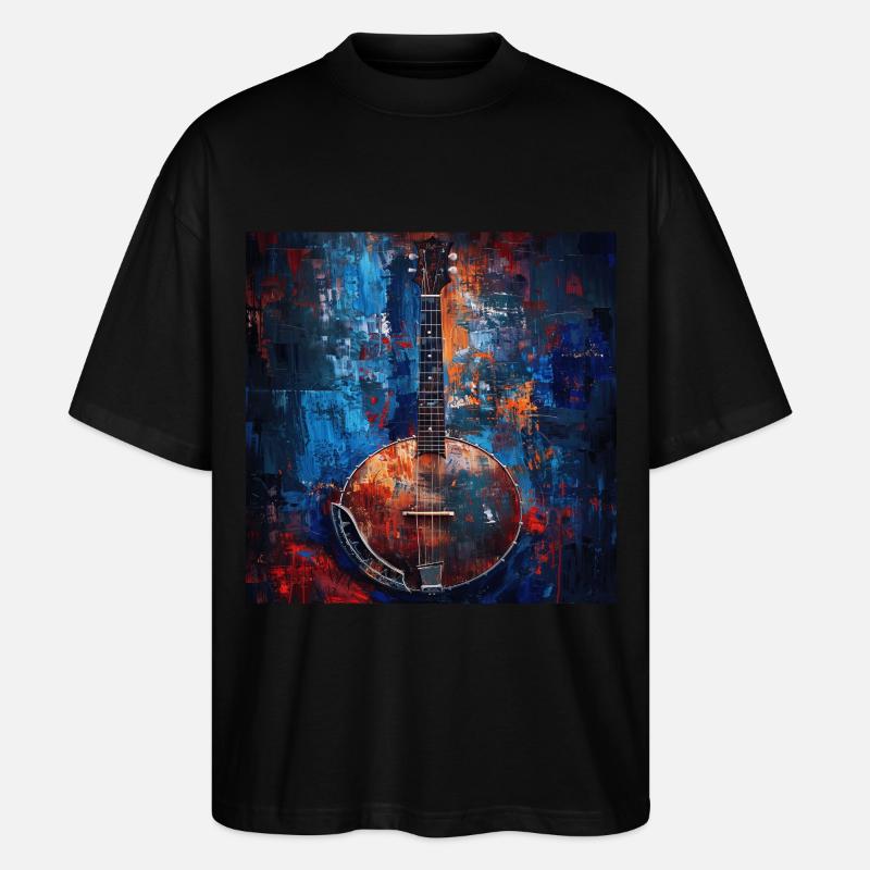 Banjo - Stanley/Stella Oversized Unisex Bio T-Shirt Blaster 2.0 - Schwarz