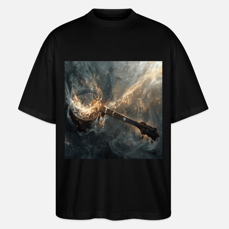 Banjo - Stanley/Stella Oversized Unisex Bio T-Shirt Blaster 2.0 - Schwarz