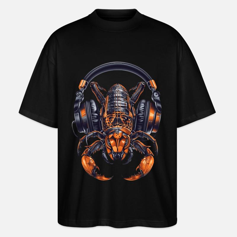 Skorpion - Stanley/Stella Oversized Unisex Bio T-Shirt Blaster 2.0 - Schwarz