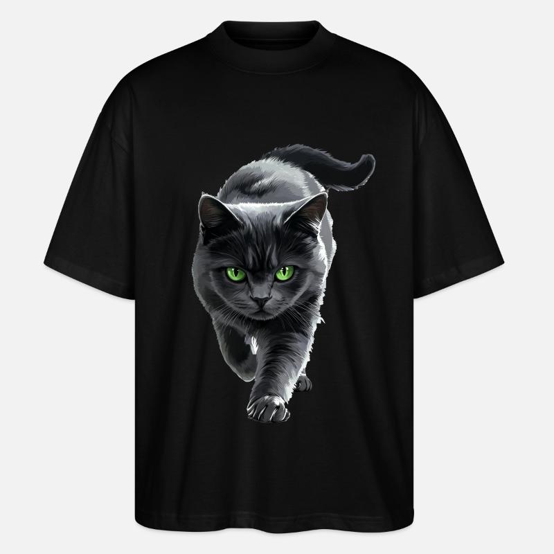 Britisch Kurzhaar - Stanley/Stella Oversized Unisex Bio T-Shirt Blaster 2.0 - Schwarz