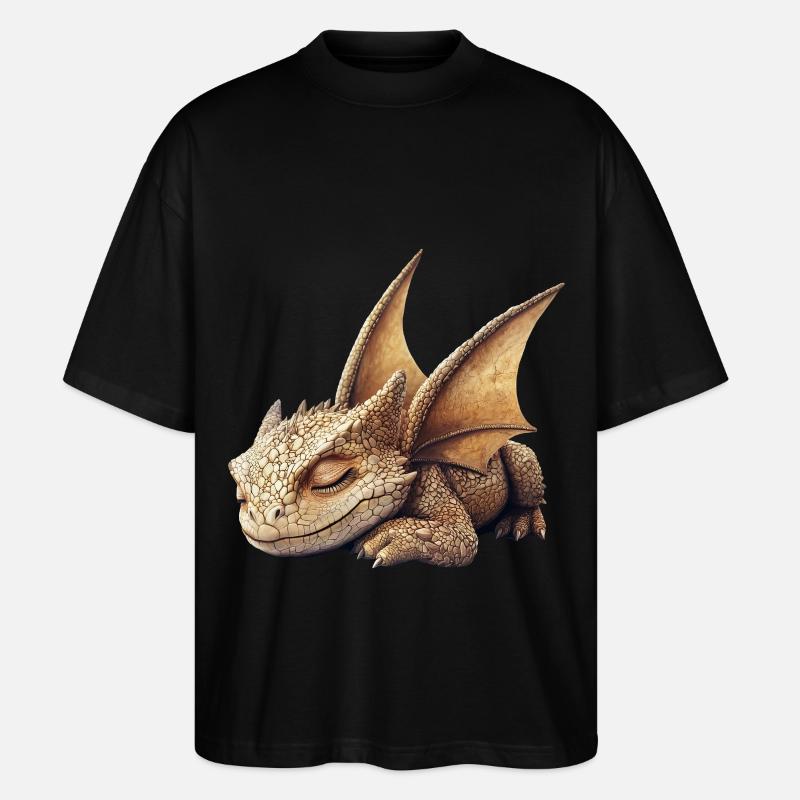 Drachen - Stanley/Stella Oversized Unisex Bio T-Shirt Blaster 2.0 - Schwarz