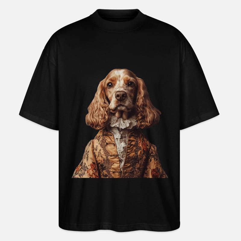 Cocker Spaniel - Stanley/Stella Oversized Unisex Bio T-Shirt Blaster 2.0 - Schwarz