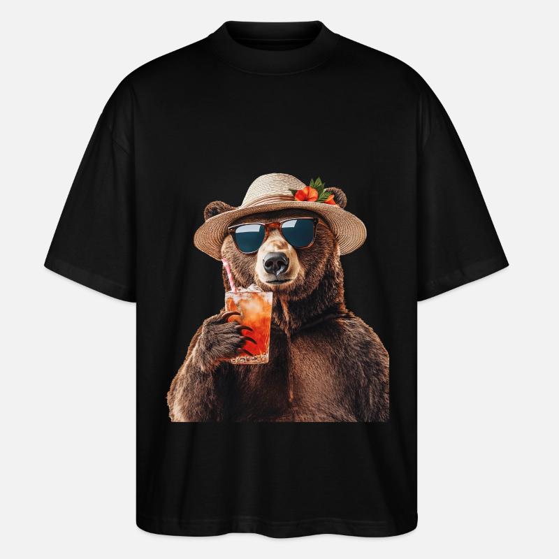 Tragen - Stanley/Stella Oversized Unisex Bio T-Shirt Blaster 2.0 - Schwarz
