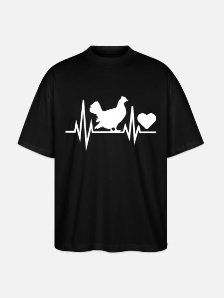 Auerhahn - Stanley/Stella Oversized Unisex Bio T-Shirt Blaster 2.0 - Schwarz