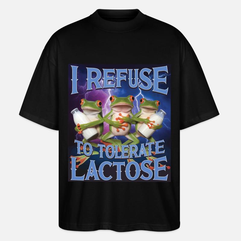 Laktose - Stanley/Stella Oversized Unisex Bio T-Shirt Blaster 2.0 - Schwarz
