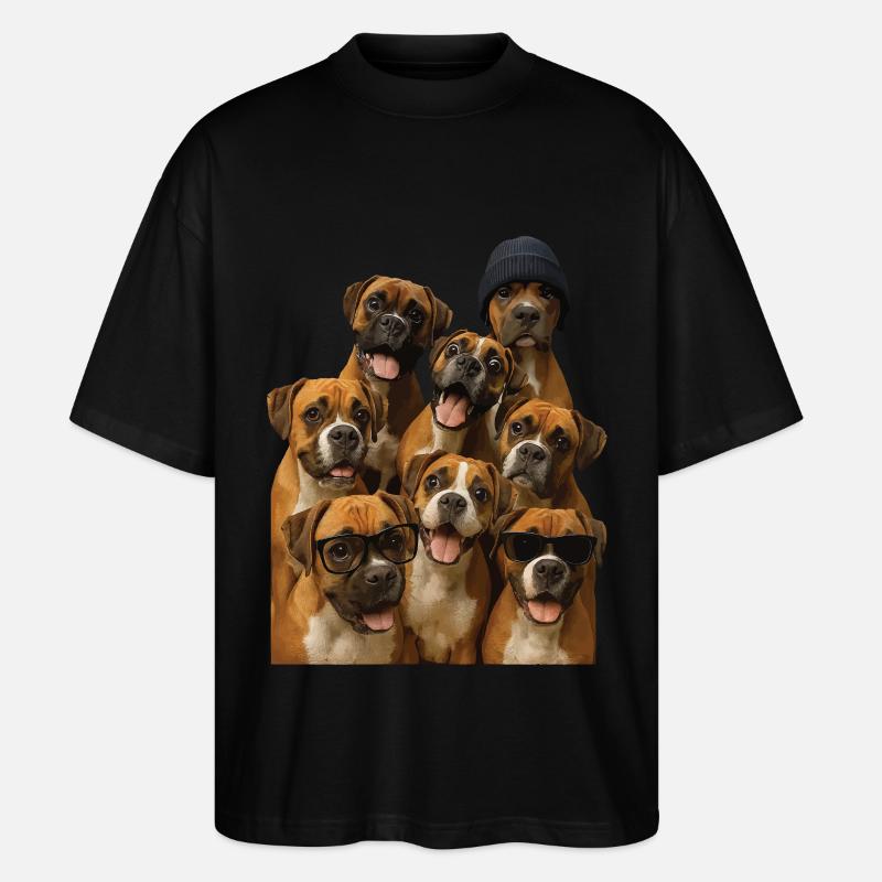 Boxer - Stanley/Stella Oversized Unisex Bio T-Shirt Blaster 2.0 - Schwarz