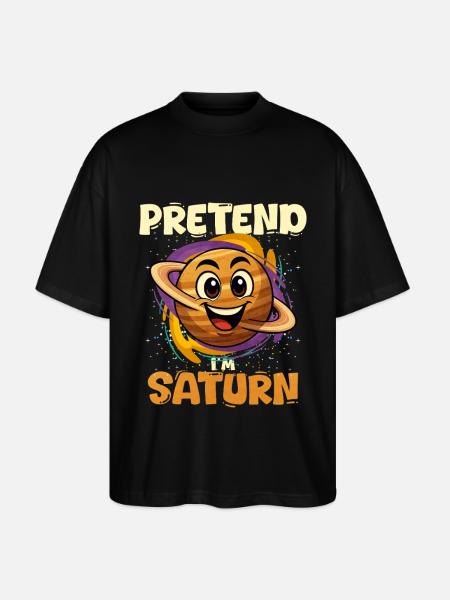 Saturn - Stanley/Stella Oversized Unisex Organic T-shirt Blaster 2.0 - black