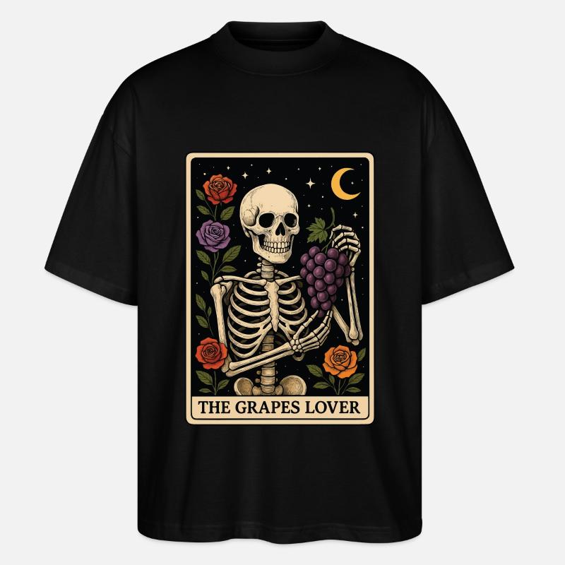 Traube Tarot - Stanley/Stella Oversized Unisex Bio T-Shirt Blaster 2.0 - Schwarz
