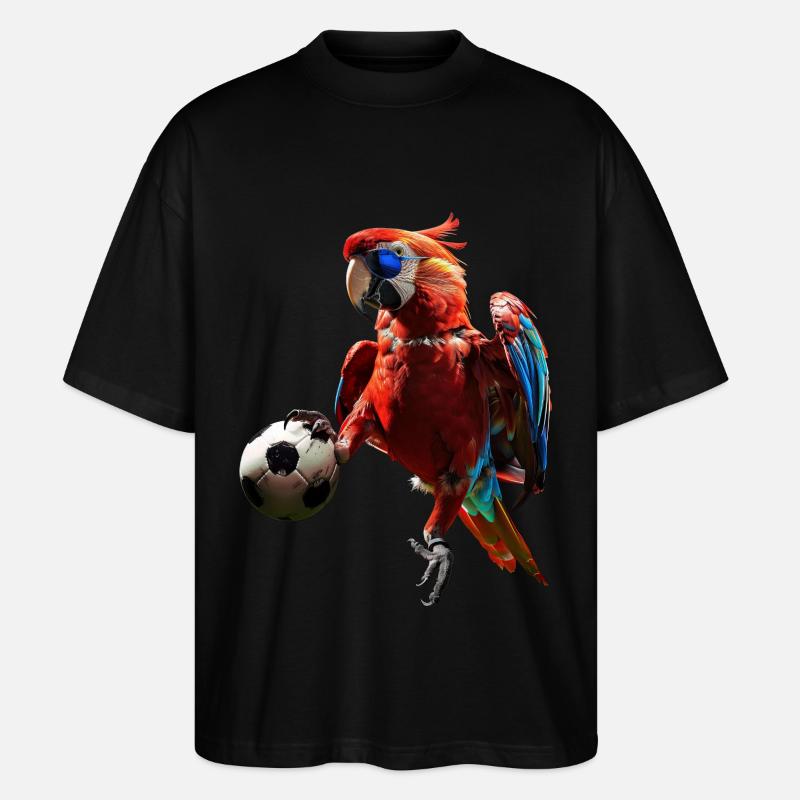 Perroquet - T-shirt bio Blaster 2.0 coupe oversize Stanley/Stella Unisexe - noir