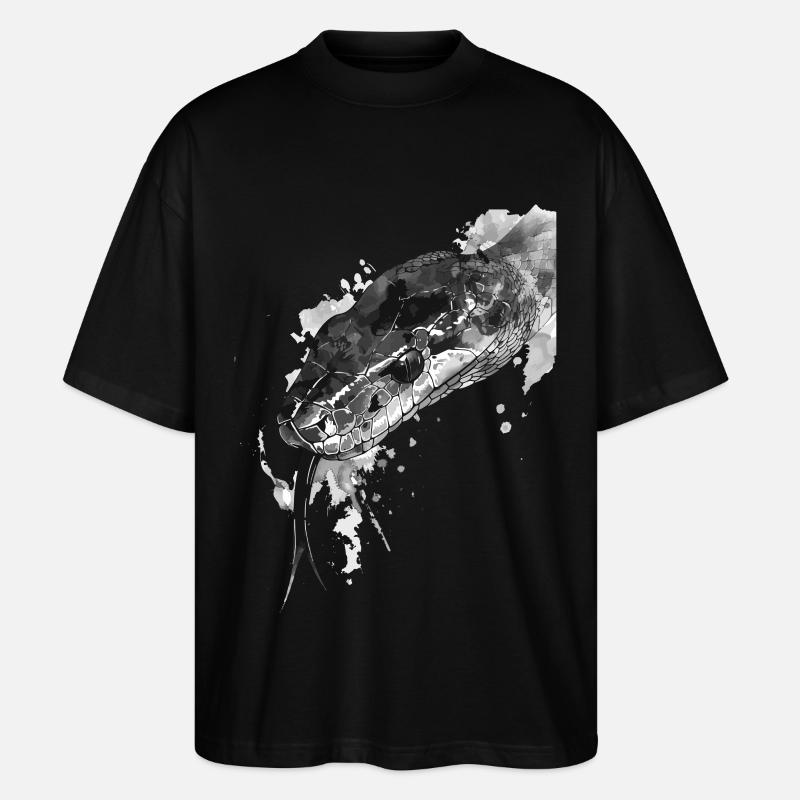 Serpent - T-shirt bio Blaster 2.0 coupe oversize Stanley/Stella Unisexe - noir