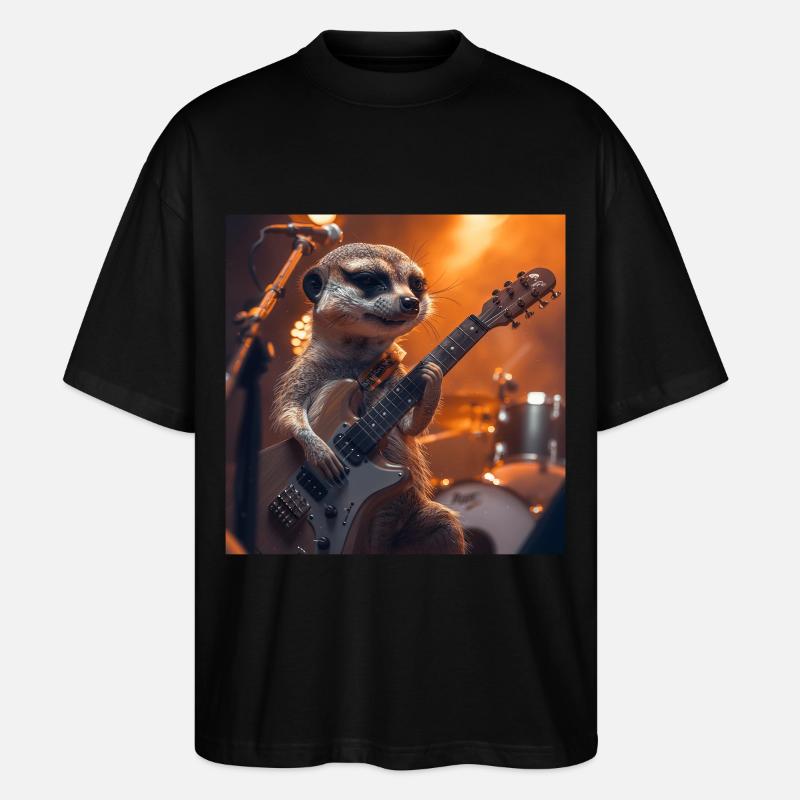 Suricate - T-shirt bio Blaster 2.0 coupe oversize Stanley/Stella Unisexe - noir