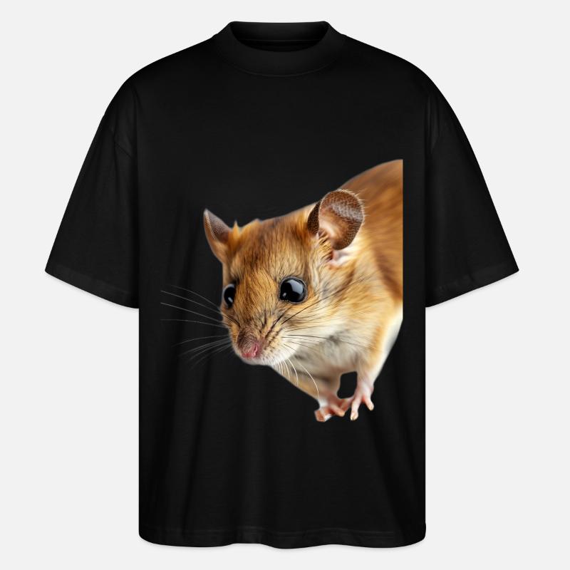 Siebenschläfer - Stanley/Stella Oversized Unisex Bio T-Shirt Blaster 2.0 - Schwarz