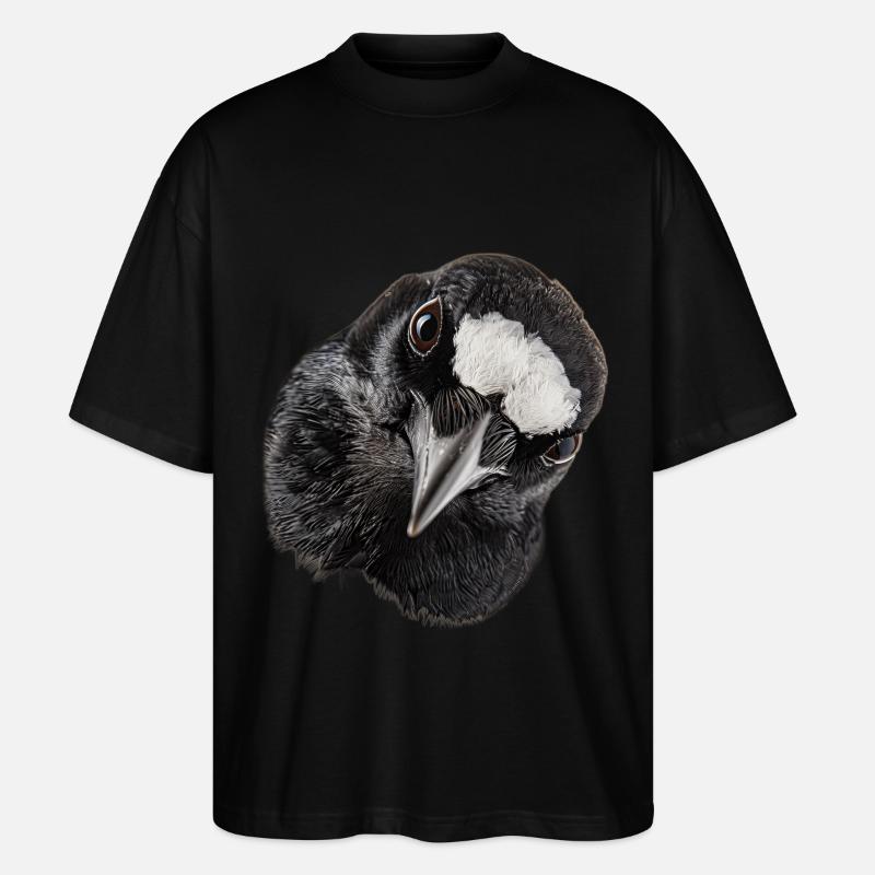 Pie - T-shirt bio Blaster 2.0 coupe oversize Stanley/Stella Unisexe - noir
