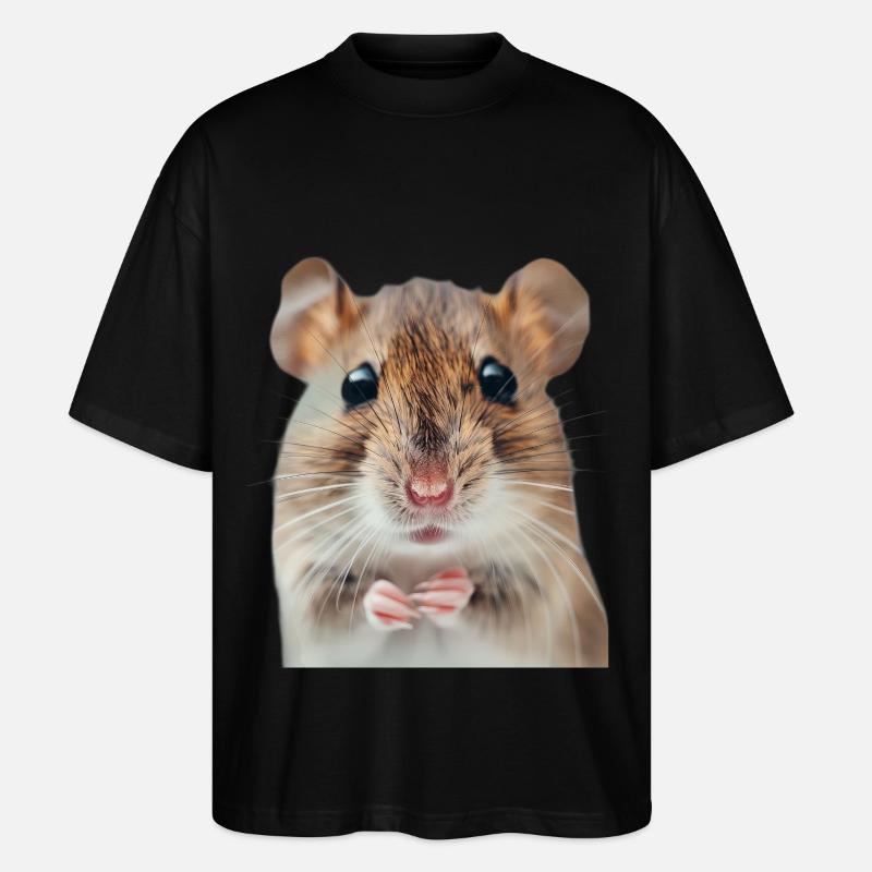 Siebenschläfer - Stanley/Stella Oversized Unisex Bio T-Shirt Blaster 2.0 - Schwarz