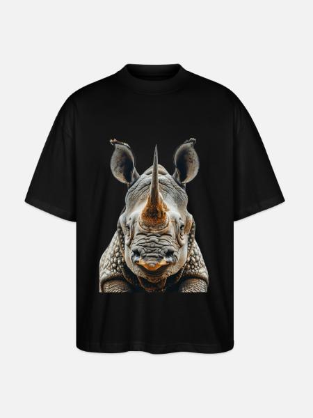 Nashorn - Stanley/Stella Oversized Unisex Bio T-Shirt Blaster 2.0 - Schwarz