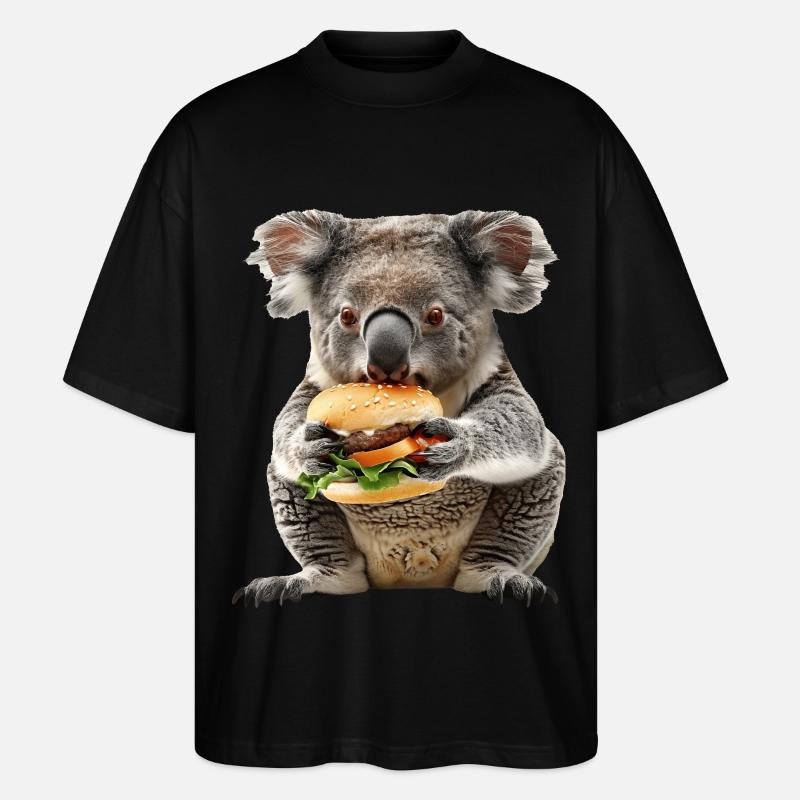 Koala - T-shirt bio Blaster 2.0 coupe oversize Stanley/Stella Unisexe - noir
