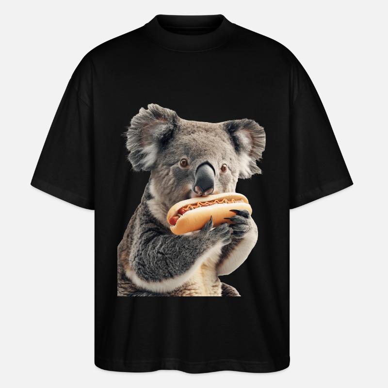 Koala - T-shirt bio Blaster 2.0 coupe oversize Stanley/Stella Unisexe - noir