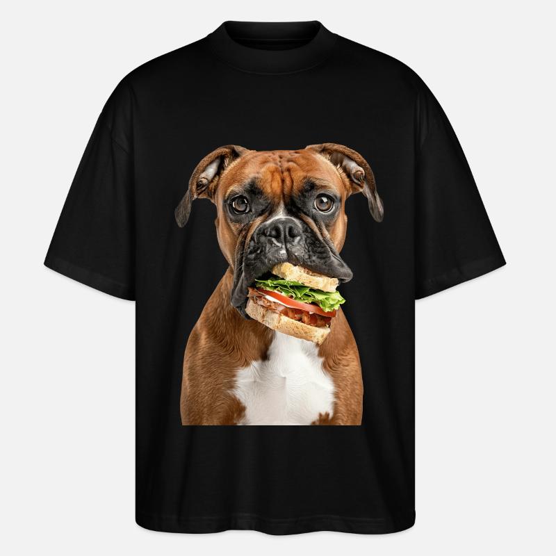Boxer - Stanley/Stella Oversized Unisex Bio T-Shirt Blaster 2.0 - Schwarz