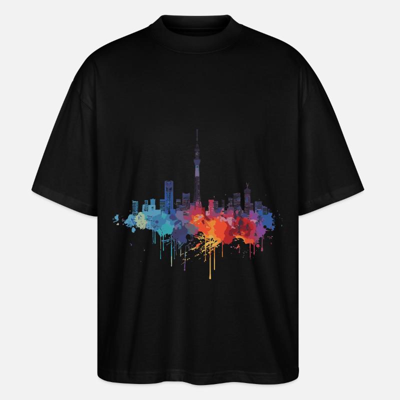 Saga - Stanley/Stella Oversized Unisex Bio T-Shirt Blaster 2.0 - Schwarz