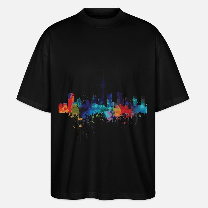 Hilversum - T-shirt bio Blaster 2.0 coupe oversize Stanley/Stella Unisexe - noir