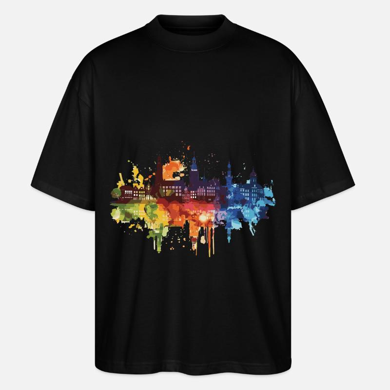 Velsen - T-shirt bio Blaster 2.0 coupe oversize Stanley/Stella Unisexe - noir