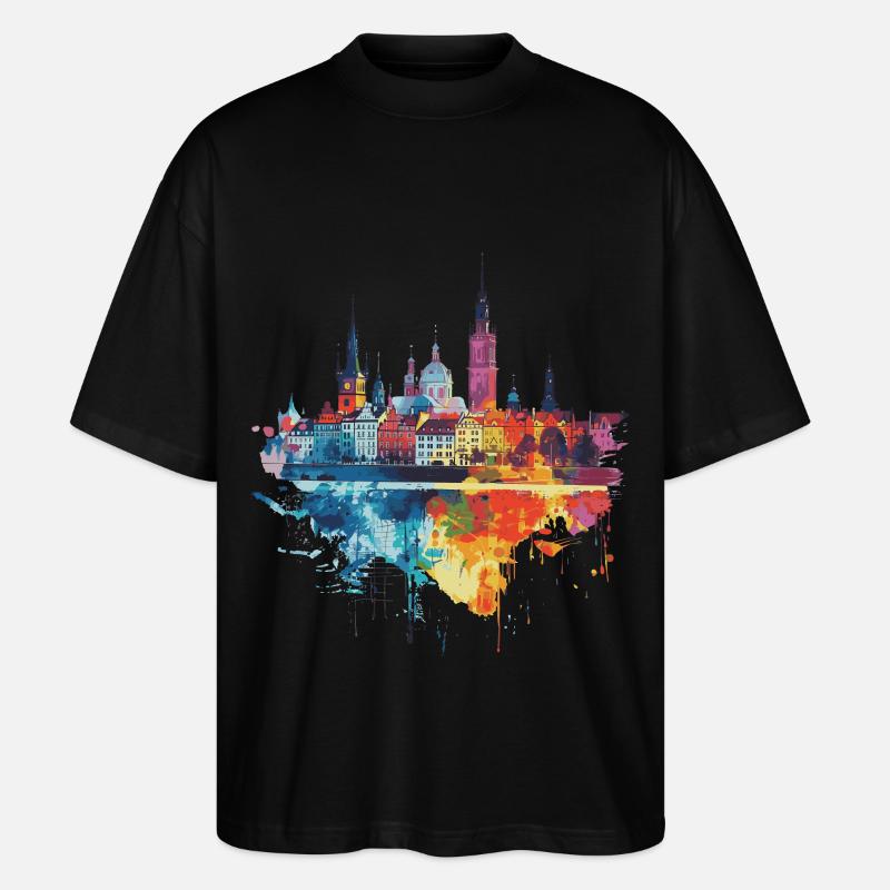 Radom - Stanley/Stella Oversized Unisex Bio T-Shirt Blaster 2.0 - Schwarz