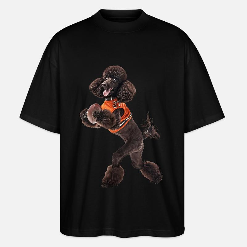 Caniche - T-shirt bio Blaster 2.0 coupe oversize Stanley/Stella Unisexe - noir