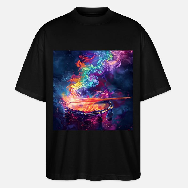 Percussion - T-shirt bio Blaster 2.0 coupe oversize Stanley/Stella Unisexe - noir