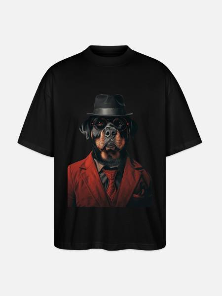 Rottweiler - Stanley/Stella Oversized Unisex Bio T-Shirt Blaster 2.0 - Schwarz