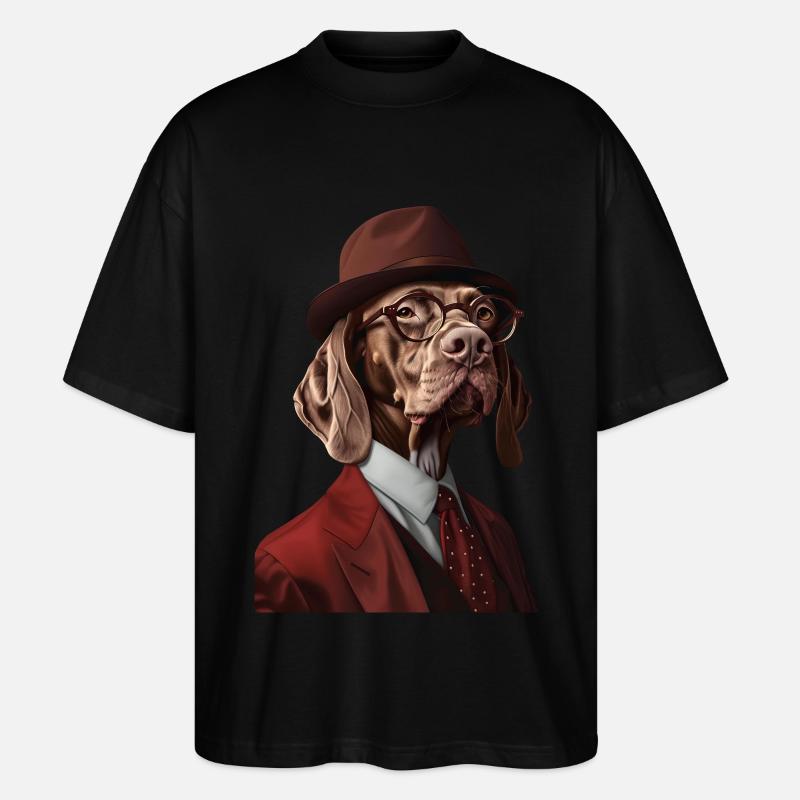 Vizsla - Stanley/Stella Oversized Unisex Bio T-Shirt Blaster 2.0 - Schwarz
