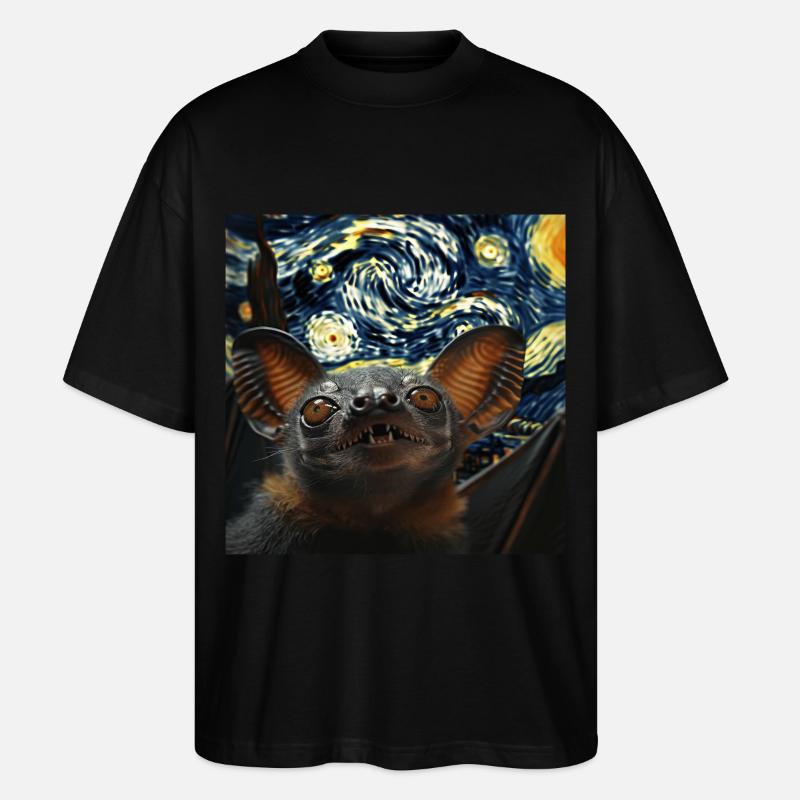 Schläger - Stanley/Stella Oversized Unisex Bio T-Shirt Blaster 2.0 - Schwarz