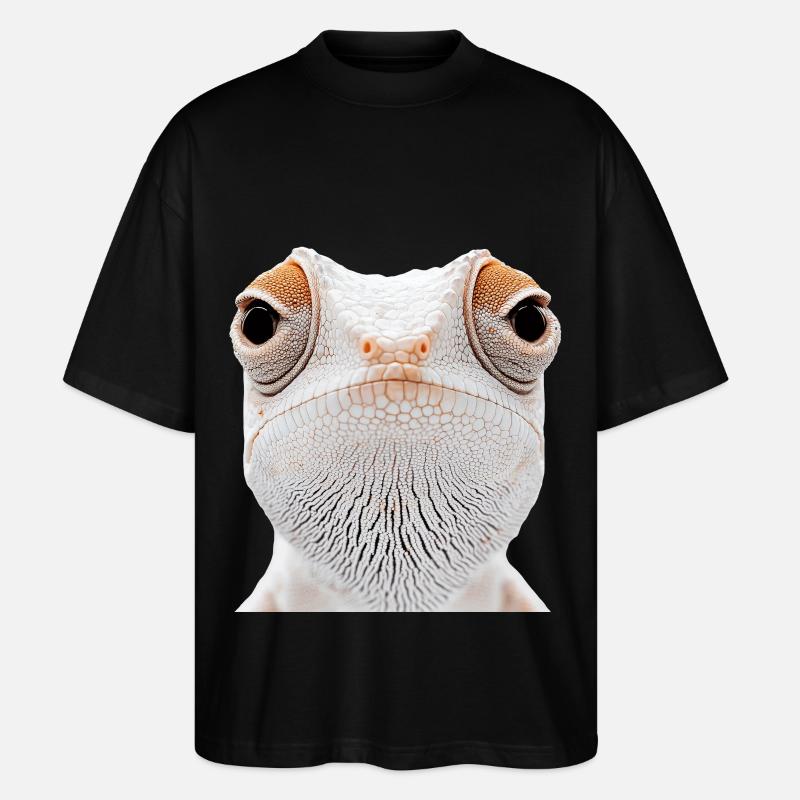 Chamäleon - Stanley/Stella Oversized Unisex Bio T-Shirt Blaster 2.0 - Schwarz