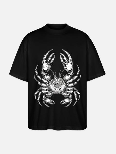 Krabbe - Stanley/Stella Oversized Unisex Bio T-Shirt Blaster 2.0 - Schwarz