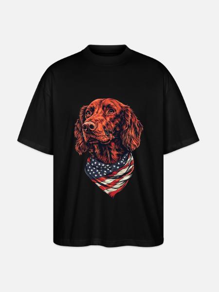 Irish Setter - Stanley/Stella Oversized Unisex Bio T-Shirt Blaster 2.0 - Schwarz