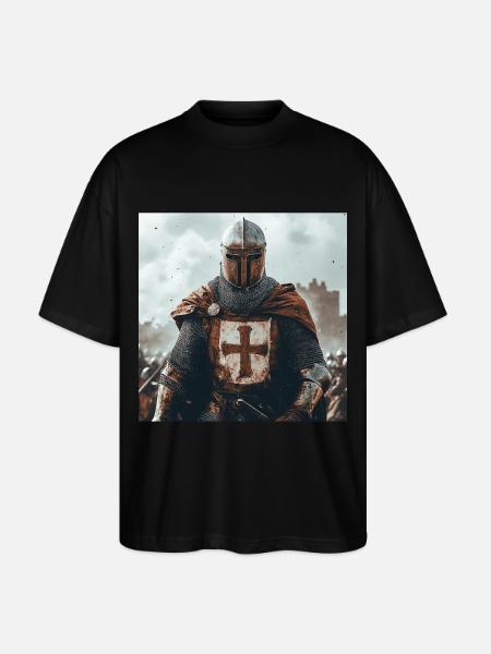 Soldat Krieger - Stanley/Stella Oversized Unisex Bio T-Shirt Blaster 2.0 - Schwarz