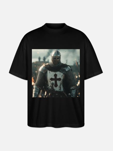 Soldat Krieger - Stanley/Stella Oversized Unisex Bio T-Shirt Blaster 2.0 - Schwarz
