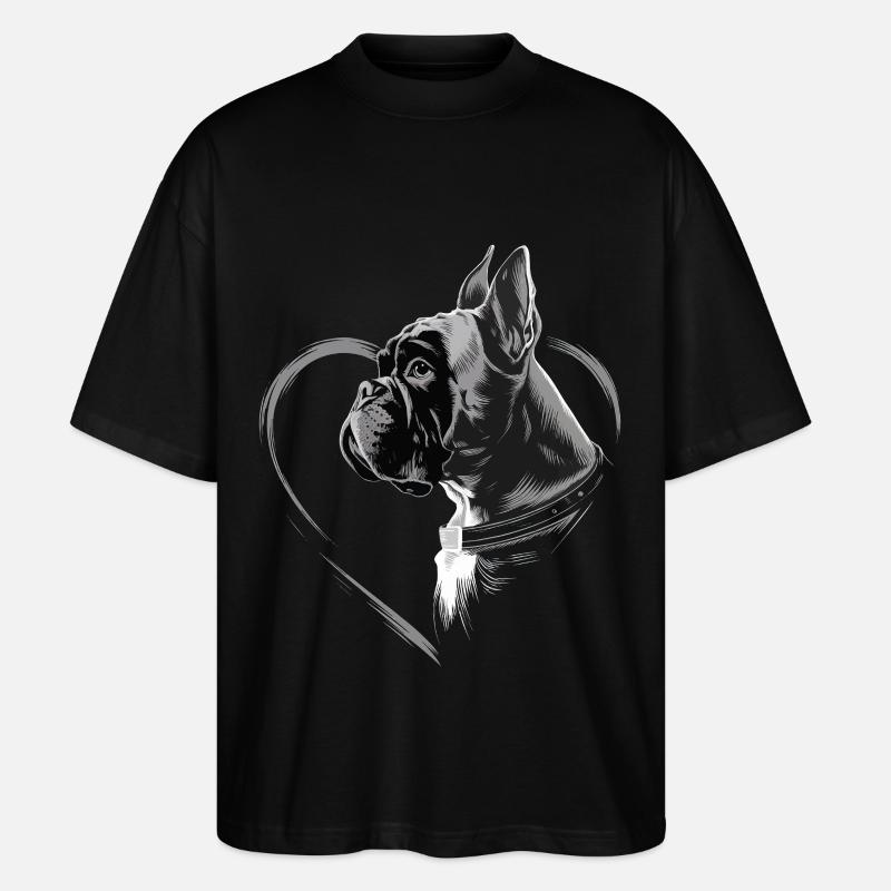 Boxer - Stanley/Stella Oversized Unisex Bio T-Shirt Blaster 2.0 - Schwarz
